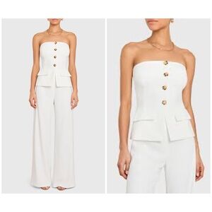 Amanda Uprichard YADIRA JUMPSUIT $277 Medium